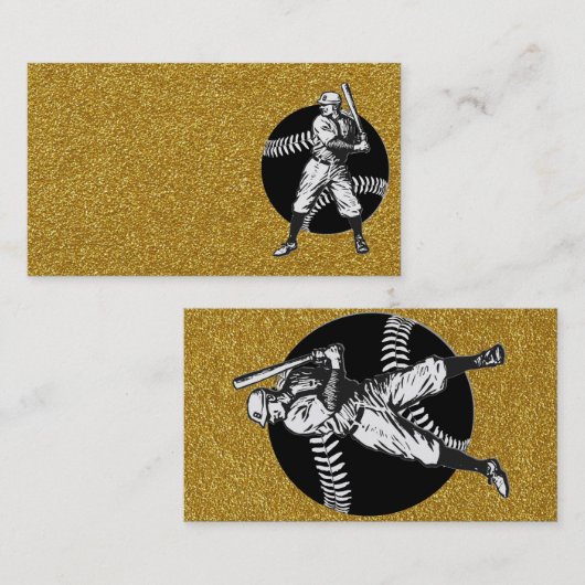 Baseball: Visitekaartje (Voorkant / Achterkant)