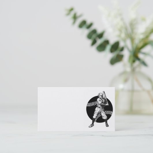 Baseball: Visitekaartje (Staand voorkant)