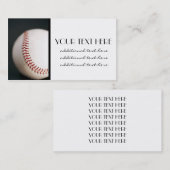 Baseball Visitekaartje (Voorkant / Achterkant)