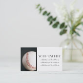 Baseball Visitekaartje (Staand voorkant)