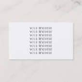 Baseball Visitekaartje (Achterkant)