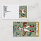 Baseball-Visitekaartje Visitekaartje (Voorkant / Achterkant)