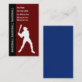 Baseball-Visitekaartjes Visitekaartje (Voorkant / Achterkant)