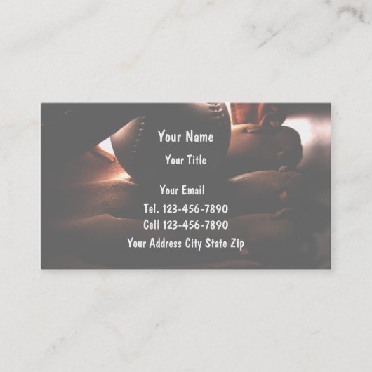 Baseball-Visitekaartjes Visitekaartje (Voorkant)