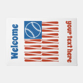 Baseball-vlag Deurmat (Voorkant)