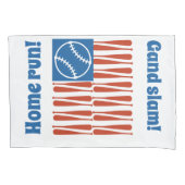 Baseball-vlag Kussensloop (Voorkant)