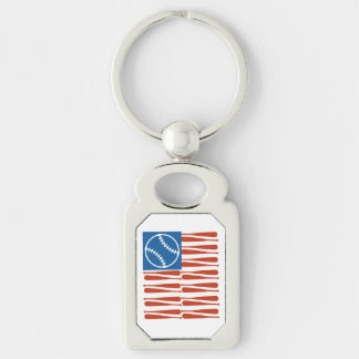 Baseball-vlag Sleutelhanger
