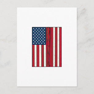 Baseball Vlag Vervuild Vintage Vector Design_1 Briefkaart