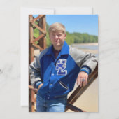 Baseball Voeg foto Birthday toe Kaart (Achterkant)