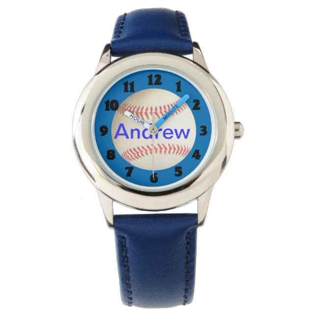 BASEBALL VOEG NAAM TOE - WATCH HORLOGE (Voorkant)