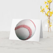 Baseball volledig aanpasbaar kaart (Gele Bloem)