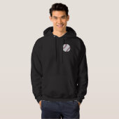 Baseball voor & achter hoodie (Voorkant volledig)