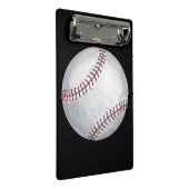 Baseball voor speler en nummer mini klembord (Schuin)