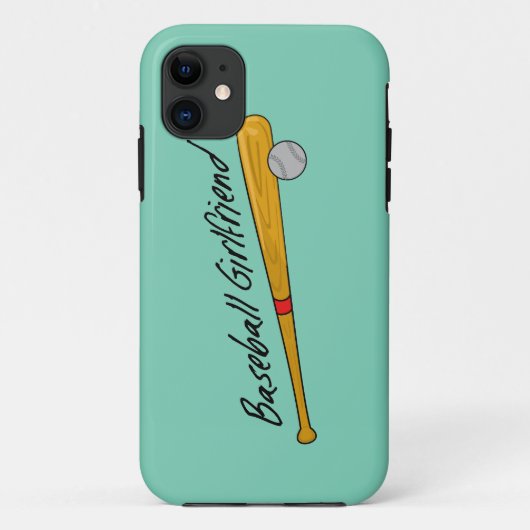 Baseball-Vriendin - iPhone 5 Hoesje (Achterkant)