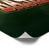 Baseball wanddecoratie - Retro 90s Poster (Hoek)