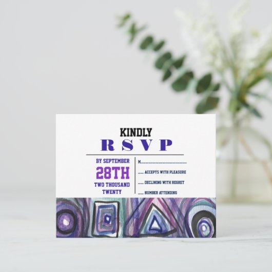 BASEBALL WATERVERF Bar Mitzvah uitnodiging (Staand voorkant)