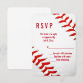 Baseball Weddenschap RSVP (Voorkant / Achterkant)