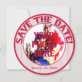 Baseball Wedding Save-The-Date-Sjabloon 01 Save The Date