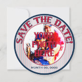 Baseball Wedding Save-the-Date-Sjabloon 3 Save The Date (Voorkant)