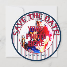Baseball Wedding Save-the-Date-Sjabloon 3 Save The Date