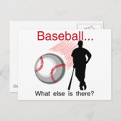 Baseball What Else T-shirts en cadeautjes Briefkaart (Voorkant / Achterkant)