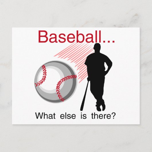 Baseball What Else T-shirts en cadeautjes Briefkaart (Voorkant)