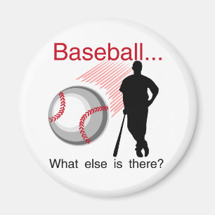 Baseball What Else T-shirts en cadeautjes Magneet
