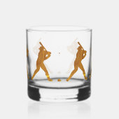 BASEBALL WHISKY GLAS (Links)