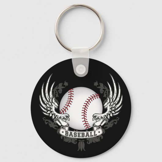 Baseball Wings Sleutelhanger (Voorkant)