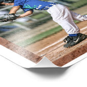 Baseball woord achtergrond..honkbal fans foto afdruk (Hoek)