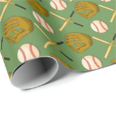 Baseball Wrapping Paper Cadeaupapier (Rol Hoek)
