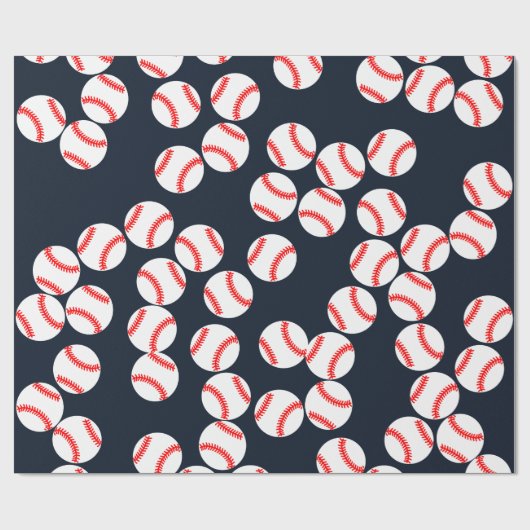 Baseball Wrapping Paper Cadeaupapier (Vlak)
