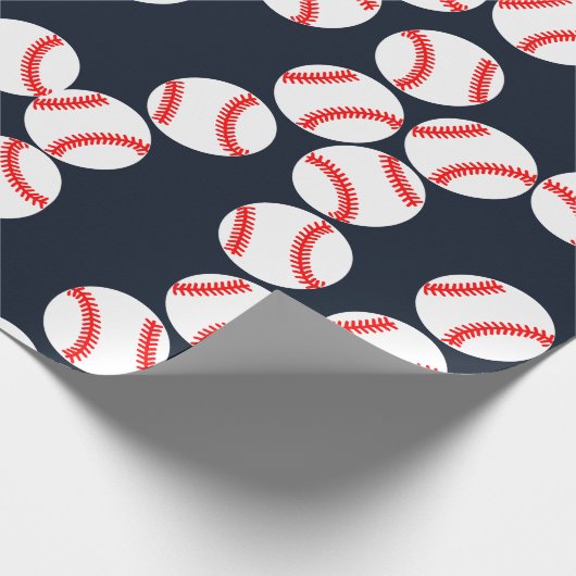 Baseball Wrapping Paper Cadeaupapier (Hoek)