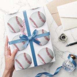 Baseball Wrapping Paper Cadeaupapier