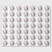 Baseball Wrapping Paper Cadeaupapier (Vlak)