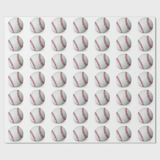 Baseball Wrapping Paper Cadeaupapier (Vlak)