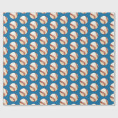 Baseball Wrapping Paper Cadeaupapier (Vlak)