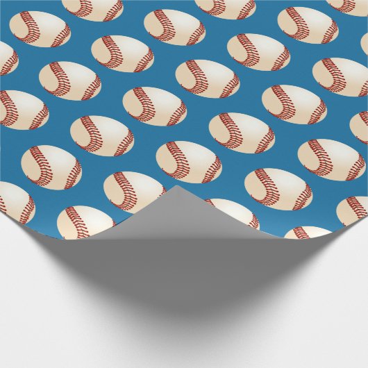 Baseball Wrapping Paper Cadeaupapier (Hoek)