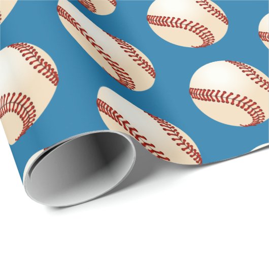 Baseball Wrapping Paper Cadeaupapier (Rol Hoek)