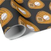 Baseball Wrapping Paper Cadeaupapier (Rol Hoek)