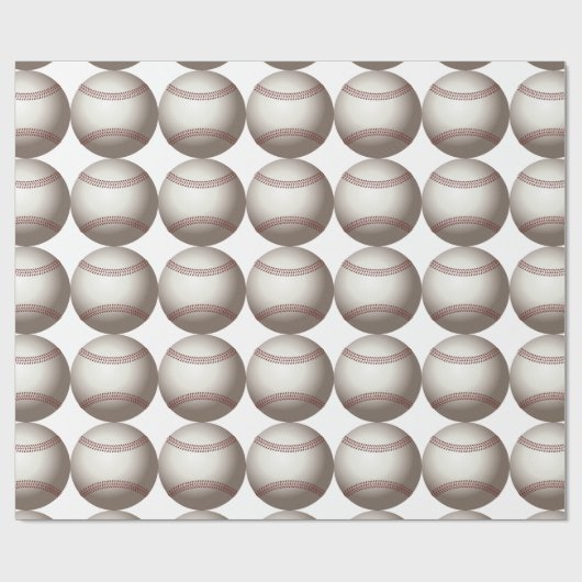 Baseball Wrapping Paper Cadeaupapier (Vlak)