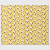 Baseball Wrapping Paper Cadeaupapier (Vlak)