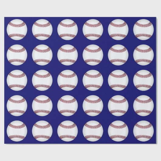 Baseball Wrapping Paper Cadeaupapier (Vlak)