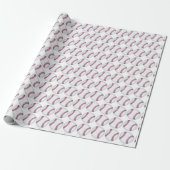 Baseball Wrapping Paper Cadeaupapier (Uitgerold)