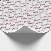 Baseball Wrapping Paper Cadeaupapier (Hoek)