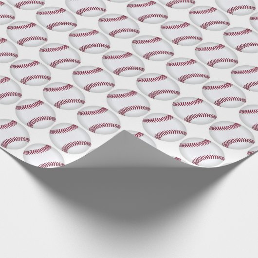Baseball Wrapping Paper Cadeaupapier (Hoek)
