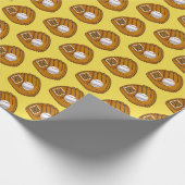 Baseball Wrapping Paper Cadeaupapier (Hoek)