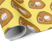 Baseball Wrapping Paper Cadeaupapier (Rol Hoek)