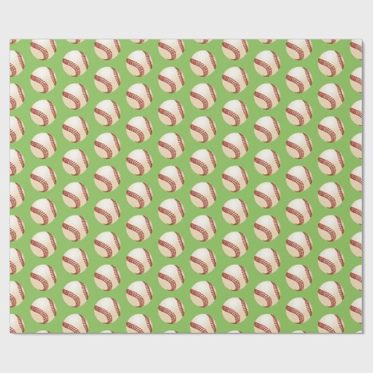 Baseball Wrapping Paper Cadeaupapier (Vlak)