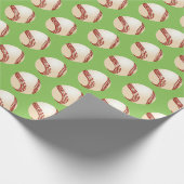 Baseball Wrapping Paper Cadeaupapier (Hoek)